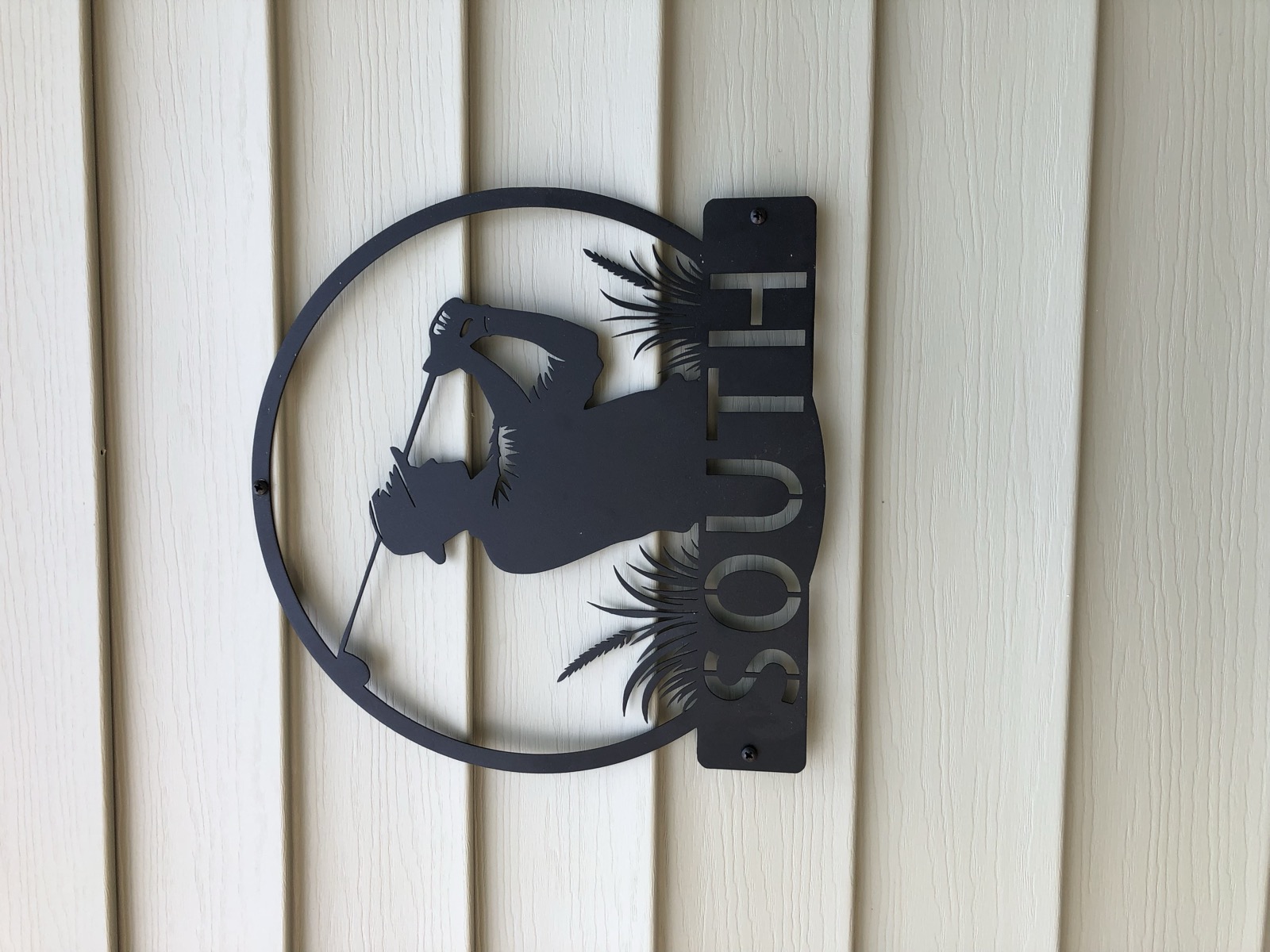 Entrance signage — South Villa